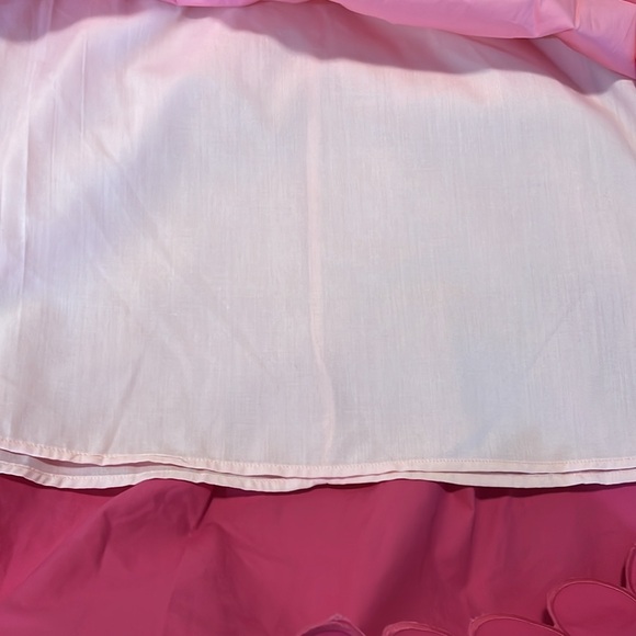 NWT English Factory Pink Multi Tier Scalloped Womens Dress Size 1X - Picture 7 of 10